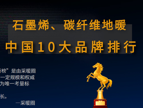采暖圈發(fā)布2021石墨烯、碳纖維地暖中國10大品牌排行榜
